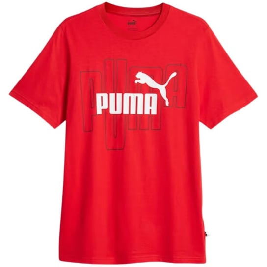 Koszulka Puma Graphics No. 1 Logo Tee All Time M 677183 (kolor Czerwony, rozmiar 2XL) Puma