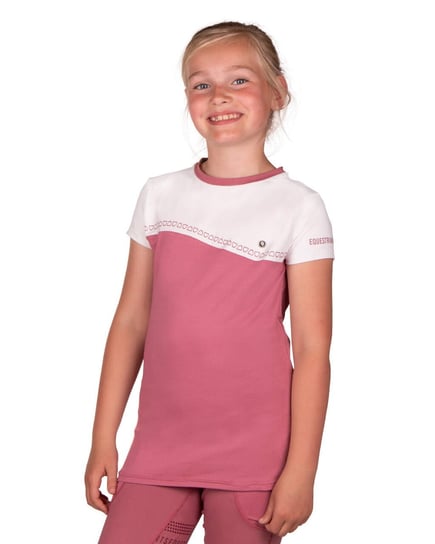 Koszulka QHP Zarah 23SS młodzieżowa różowa, rozmiar: 140 Inna marka