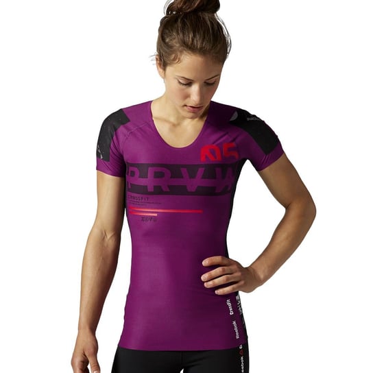 Koszulka Reebok CrossFit damska sportowa kompresyjna termoaktywna-XS Reebok