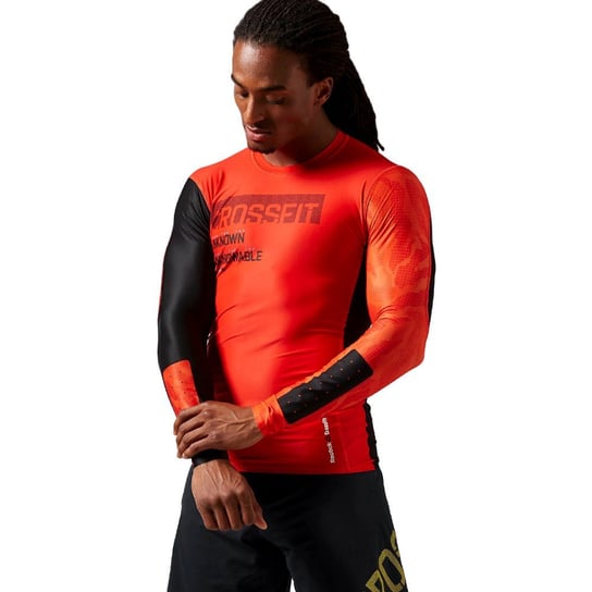 Koszulka Reebok CrossFit Longsleeve męska kompresyjna na długi rękaw treningowa-S Reebok