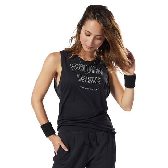 Koszulka Reebok Les Mills BodyCombat damska termoaktywna top bezrękawnik sportowy-S Reebok