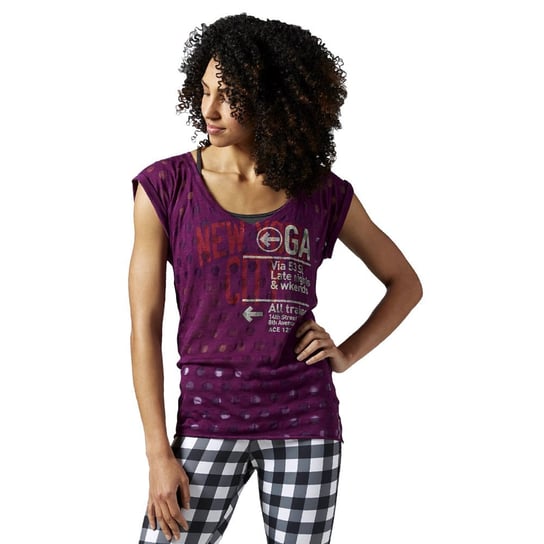 Koszulka Reebok Yoga New York damska t-shirt sportowy-XS Reebok