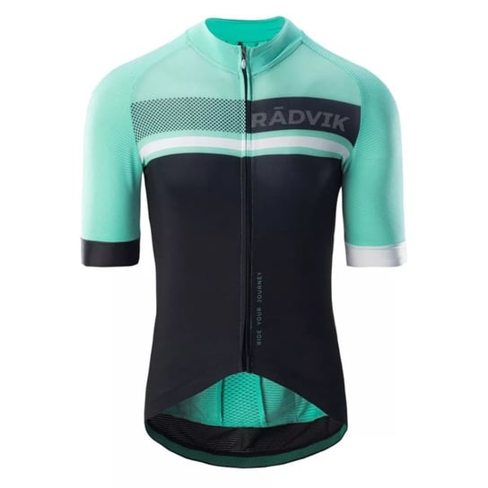 Koszulka rowerowa Radvik Foxtrot Gts M (kolor Czarny. Zielony, rozmiar L) Radvik