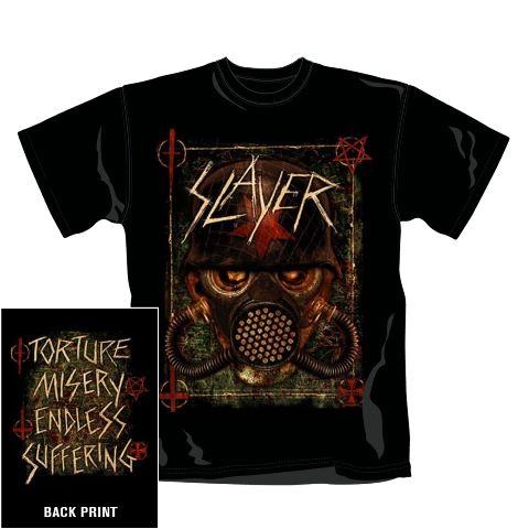 Koszulka Slayer Masked Soldier (Black, Men's, Size: L) Loud Distribution