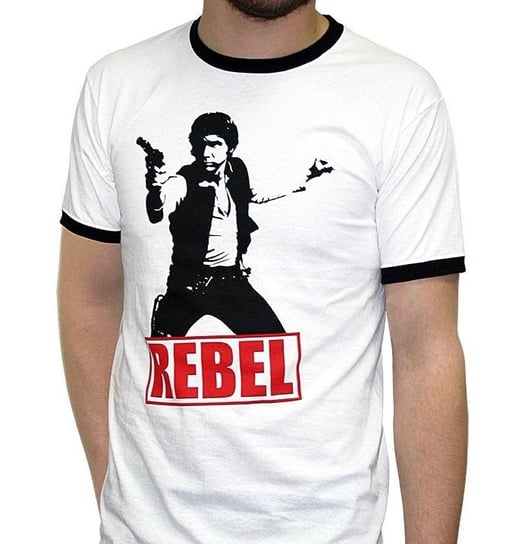 koszulka star wars - t-shirt han solo rebel - white (xxl) ABYstyle