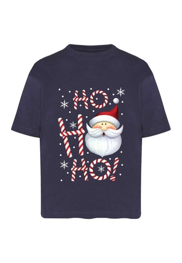 Koszulka świąteczna dziecięca mikołaj granatowa Tup Tup