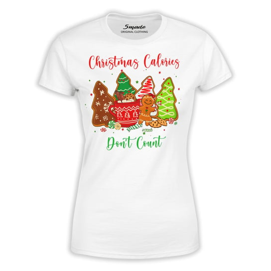 Koszulka świąteczne kalorie się nie liczą-3XL 5made