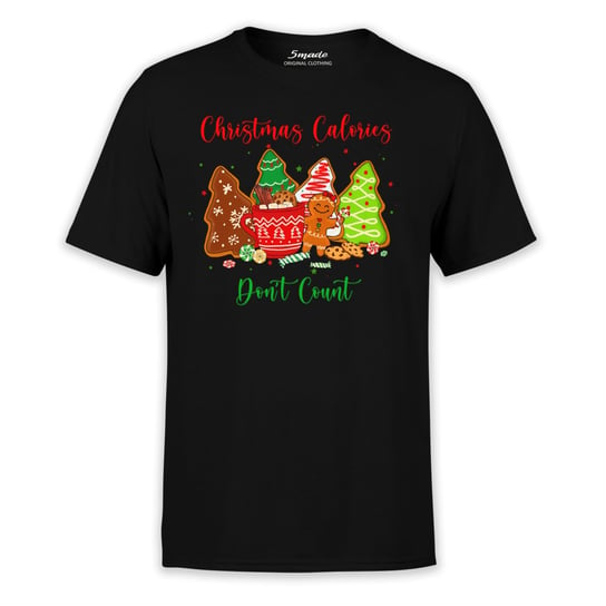Koszulka świąteczne kalorie się nie liczą-4XL 5made