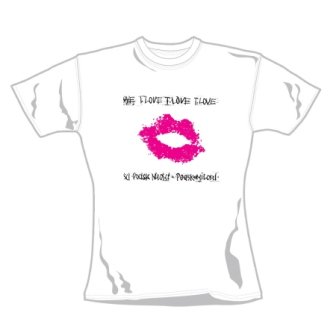 Koszulka T.Love Pocisk Miłości (White, Women's, Size: XS) Merchlabel