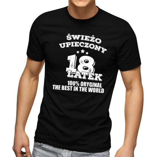Koszulka T-Shirt 18 Urodziny Męska L Prezent Y2 Inna marka