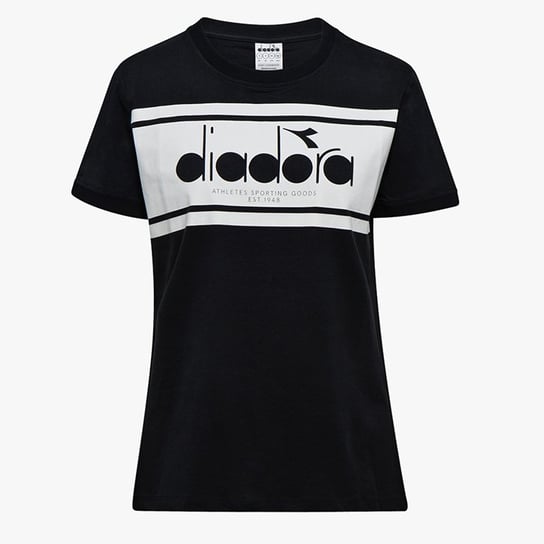 KOSZULKA T-SHIRT DAMSKA DIADORA SPECTRA R. M KRÓTKI RĘKAW CZARNA LOGO Diadora