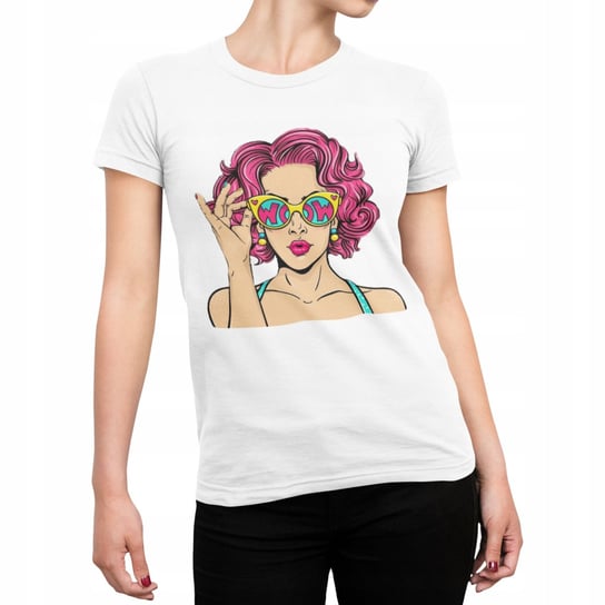 Koszulka T-shirt Damska dla niej Komiks pop art- L Inna marka