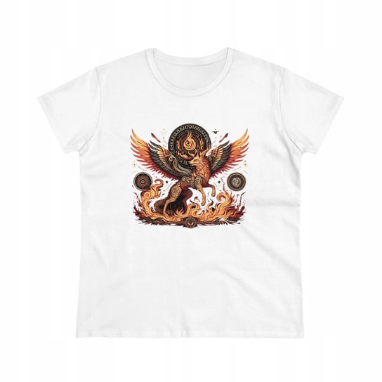 Koszulka T-shirt damski nadruk SŁOWIAŃSKI BÓG SIMARGL XL slavmod