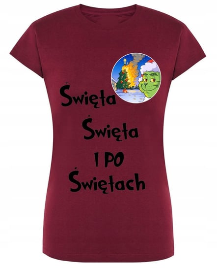 Koszulka T-Shirt damski święta święta i po świętach Prezent XL Inna marka