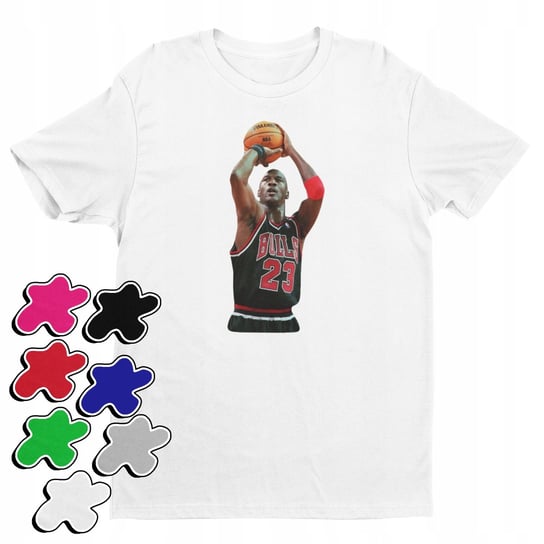 KOSZULKA T-SHIRT DZIECIĘCA Z NADRUKIEM CHICAGO BULLS JORDAN NBA -XS 110-116 Inna marka