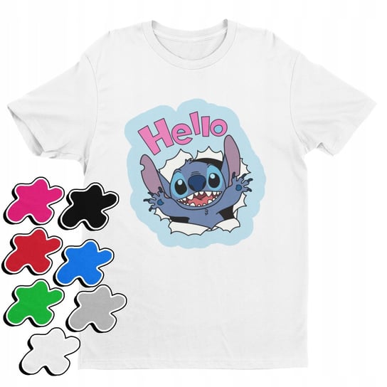 KOSZULKA T-SHIRT DZIECIĘCA Z NADRUKIEM DUŻY WYBÓR LILO STITCH -L 146-152 Inna marka