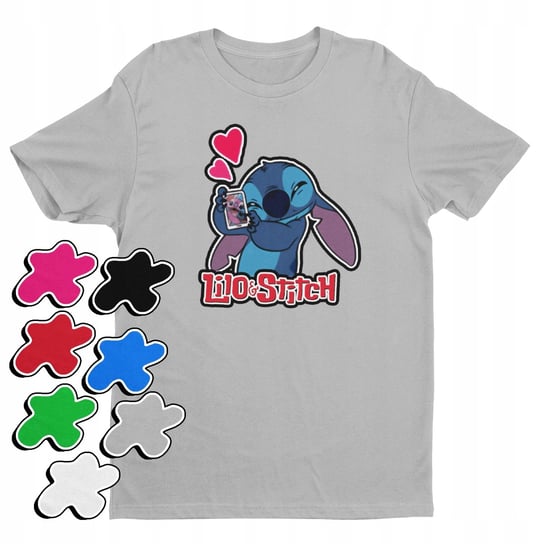 KOSZULKA T-SHIRT DZIECIĘCA Z NADRUKIEM DUŻY WYBÓR LILO STITCH -L 146-152 Inna marka