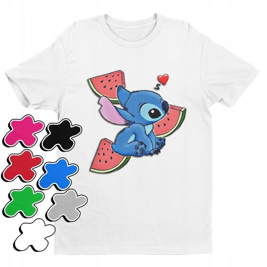 KOSZULKA T-SHIRT DZIECIĘCA Z NADRUKIEM DUŻY WYBÓR LILO STITCH -M 134-140 Inna marka