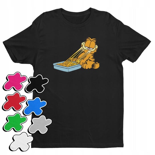 Koszulka T-Shirt Dziecięca Z Nadrukiem Garfield Kot Lasagne -Xxxs 86-98 Inna marka