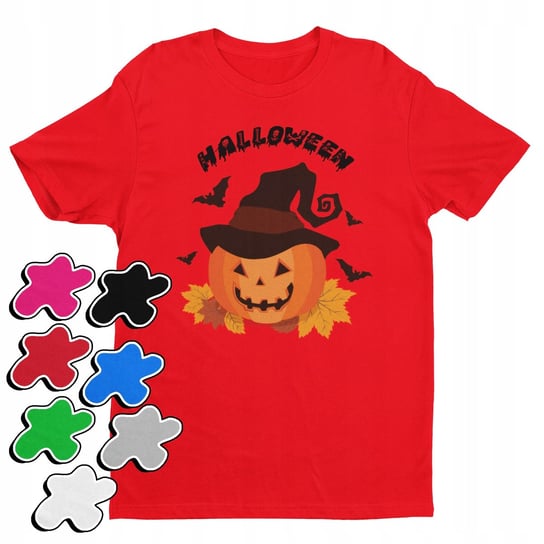 KOSZULKA T-SHIRT DZIECIĘCA Z NADRUKIEM HALLOWEEN PREZENT -L 146-152 Inna marka