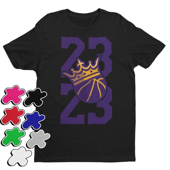 Koszulka T-Shirt Dziecięca Z Nadrukiem Lakers Lebron James Nba -Xxs 98-110 Inna marka