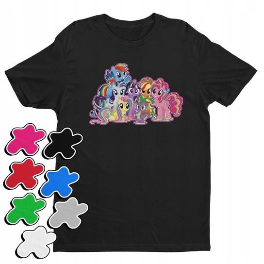 KOSZULKA T-SHIRT DZIECIĘCA Z NADRUKIEM MY LITTLE PONY RÓŻNE -M 134-140 Inna marka