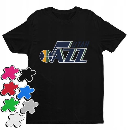 KOSZULKA T-SHIRT DZIECIĘCA Z NADRUKIEM UTAH JAZZ KLUBY KLUB NBA -M 134-146 Inna marka