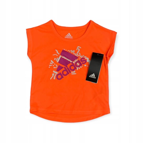 Koszulka t-shirt dziewczęcy logo ADIDAS 12 msc Adidas