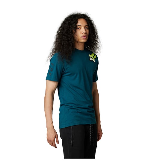 Koszulka T-Shirt FOX TOKSYK HEATHER MAUI , kolor turkusowa rozmiar S Fox