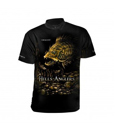 Koszulka T-Shirt H.anglers Sandacz Xxl Cza/Pomar.* DRAGON
