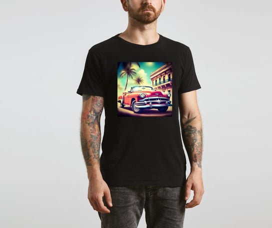 Koszulka T-Shirt Havana Car rozmiar 3XL z nadrukiem nadruk auto samochód Inna marka