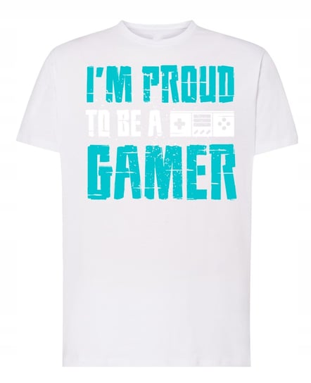 Koszulka T-Shirt I'm Proud to be GAMER r.4XL Inna marka