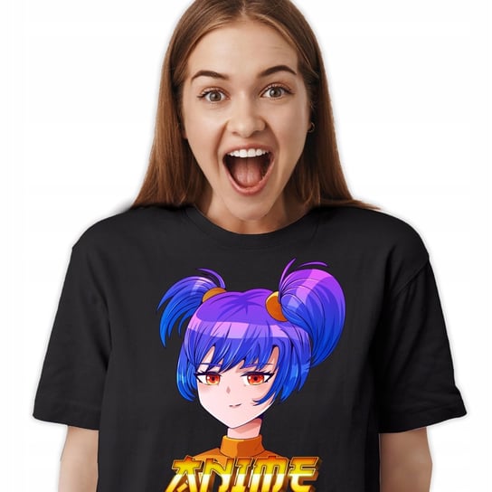 KOSZULKA T-SHIRT M Damska Anime Dziewczęce Wzory Inna marka