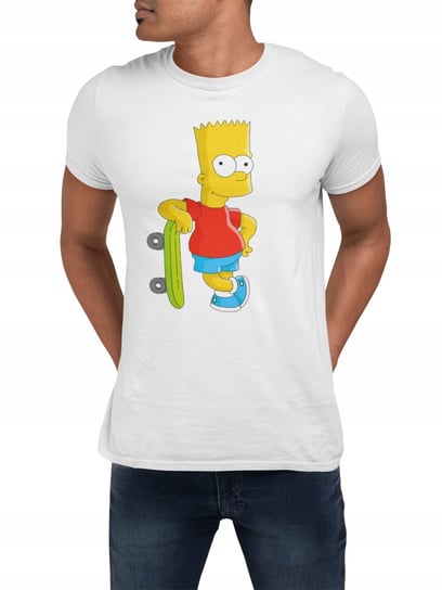 Koszulka T-shirt MĘSKA -BARD SIMPSON BAJKA - XS Inna marka