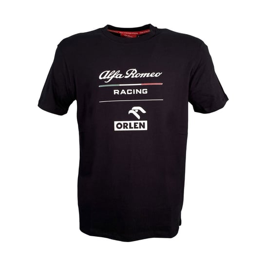 Koszulka t-shirt męska Essential czarna Alfa Romeo Racing - S Alfa Romeo Racing