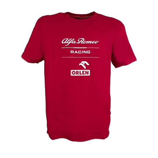Koszulka t-shirt męska Essential czerwona Alfa Romeo Racing - M Alfa Romeo Racing