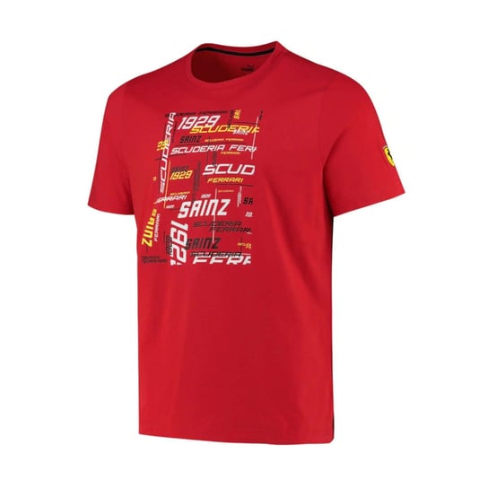 Koszulka T-shirt męska Sainz Driver Ferrari F1 2021 - L Scuderia Ferrari F1 Team