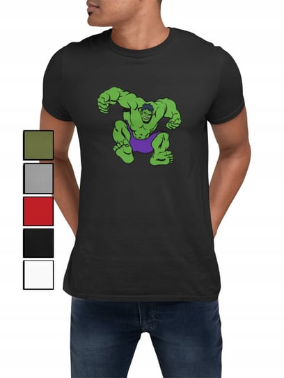 Koszulka T-Shirt Męska Z Nadrukiem Avengers Hulk Marvel - 3Xl Inna marka