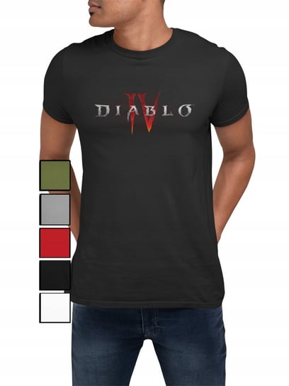 KOSZULKA T-SHIRT MĘSKA Z NADRUKIEM DLA FANA GRA DIABLO - XXL Inna marka