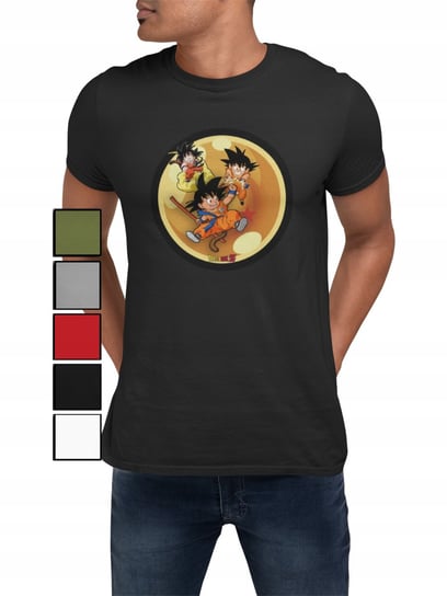 Koszulka T-Shirt Męska Z Nadrukiem Dragon Ball Anime Goku - M Inna marka