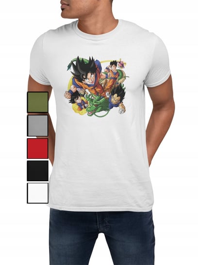 Koszulka T-Shirt Męska Z Nadrukiem Dragon Ball Anime Goku - Xs Inna marka