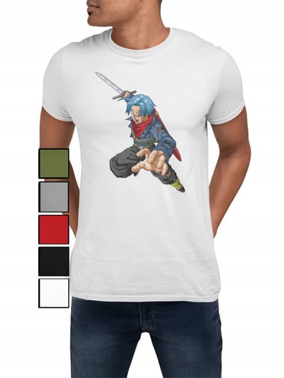 KOSZULKA T-SHIRT MĘSKA Z NADRUKIEM DRAGON BALL ANIME TRUNKS - M Inna marka