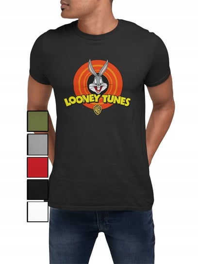 KOSZULKA T-SHIRT MĘSKA Z NADRUKIEM LOONEY TUNES BUGS - 3XL Inna marka