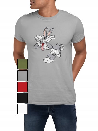 Koszulka T-Shirt Męska Z Nadrukiem Looney Tunes Bugs - M Inna marka