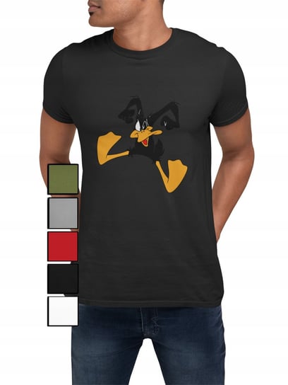 Koszulka T-Shirt Męska Z Nadrukiem Looney Tunes Kaczor Daffy - 3Xl Inna marka