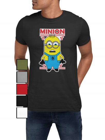 Koszulka T-Shirt Męska Z Nadrukiem Minionki Gru Dru Bajka -Xs Inna marka