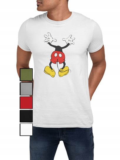 KOSZULKA T-SHIRT MĘSKA Z NADRUKIEM MYSZKA MIKI DONALD PLUTO - 3XL Inna marka