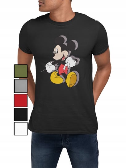 KOSZULKA T-SHIRT MĘSKA Z NADRUKIEM MYSZKA MIKI DONALD PLUTO - 3XL Inna marka