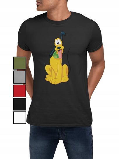 Koszulka T-Shirt Męska Z Nadrukiem Myszka Miki Donald Pluto - L Inna marka