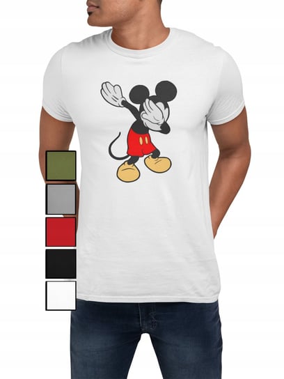 KOSZULKA T-SHIRT MĘSKA Z NADRUKIEM MYSZKA MIKI DONALD PLUTO - XL Inna marka